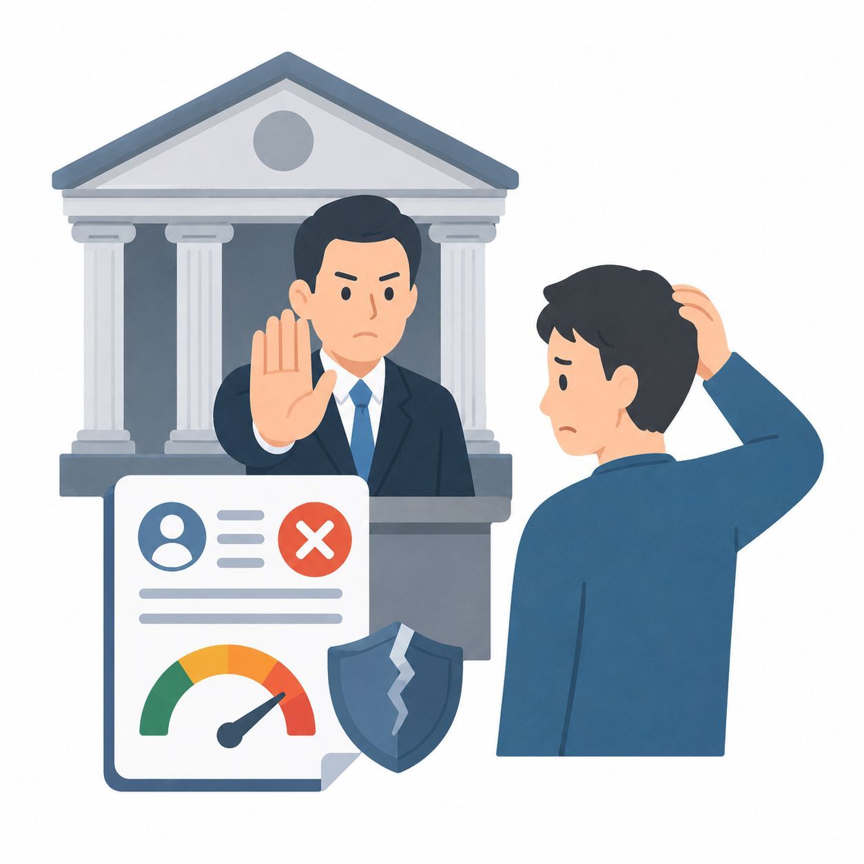 銀行婉拒・信用瑕疵